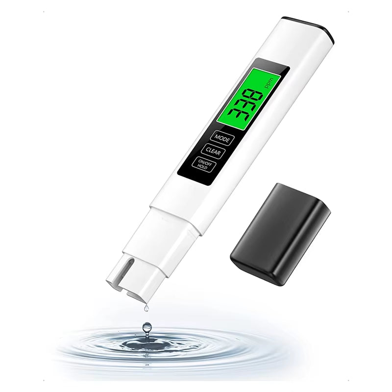 PureCheck 3-in-1 Digital TDS Water Tester – High Accuracy Water Quality Testing Kit for Drinking Water