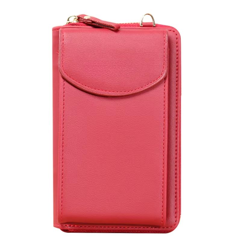 Elegance On-the-Go – Luxe PU Leather Crossbody Shoulder Bag with Phone & Card Organizer