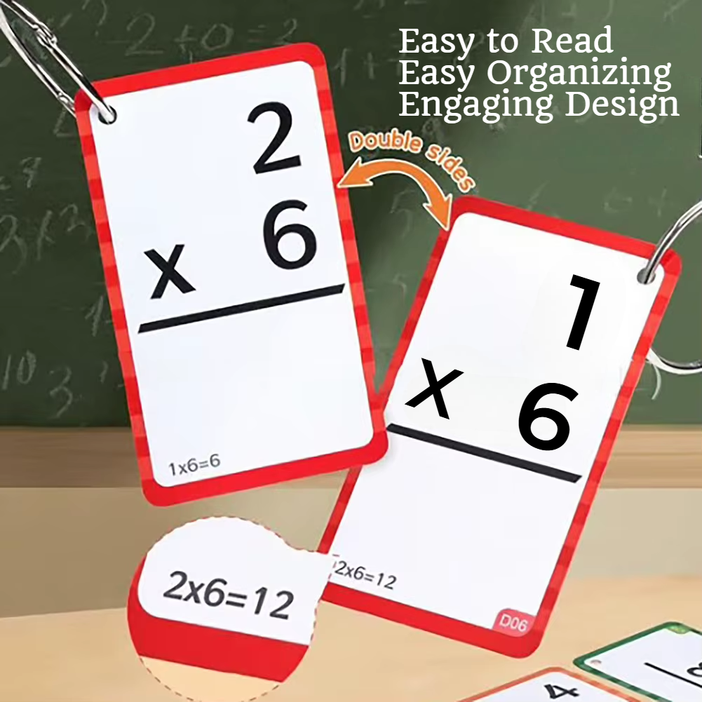 MathMaster™ Fidget Flash Cards – Learn Fast, Focus More, Master Math with Fun!